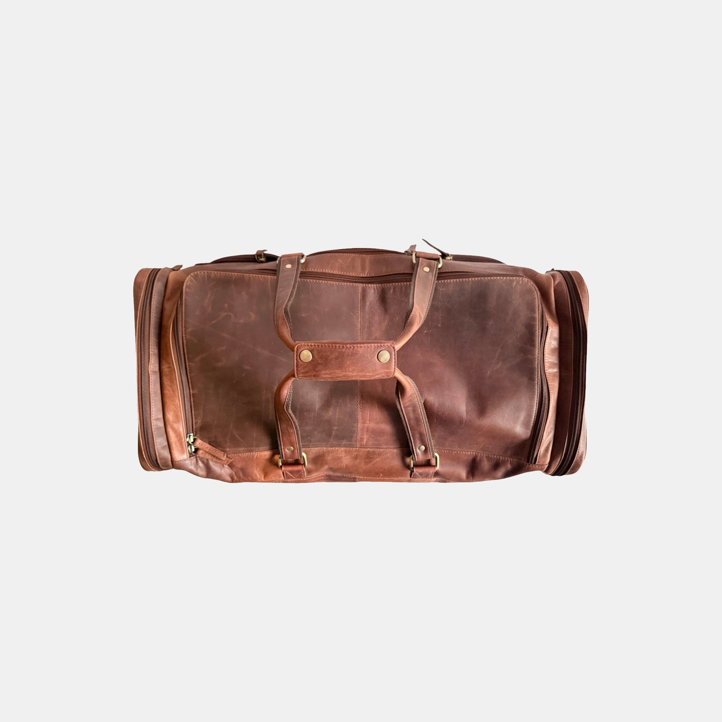 Premium Leather Duffel Bag